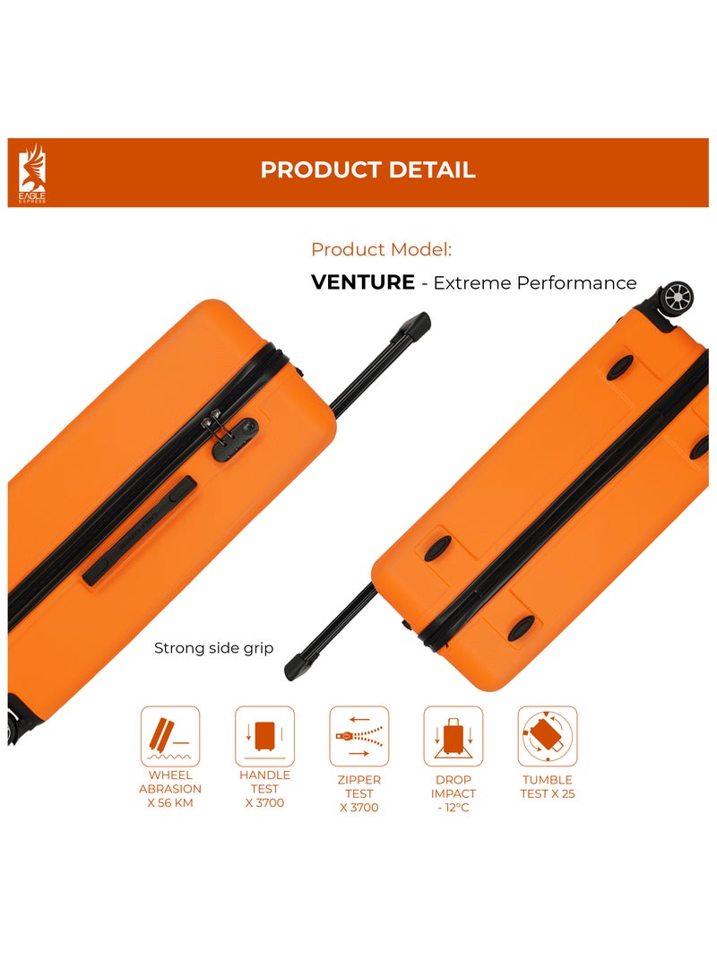 Eagle Express VENTURE ABS HARD TROLLEY 28 inch ORANGE - Image 3