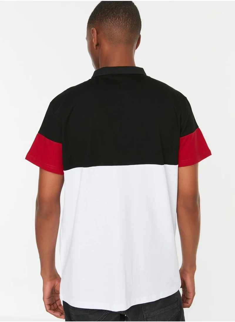 trendyol Colour Block Regular Fit Polo