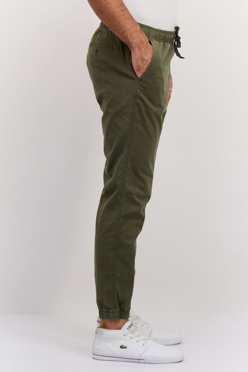 GAP سروال جوجر عادي للرجال، زيتوني - Image 3