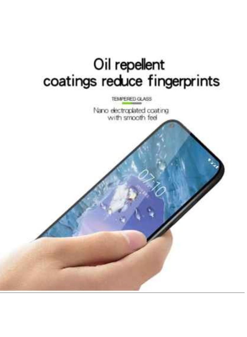 Raxoom Tempered Glass Screen Protector For Oppo Reno 5 Pro 5G Black - Image 4