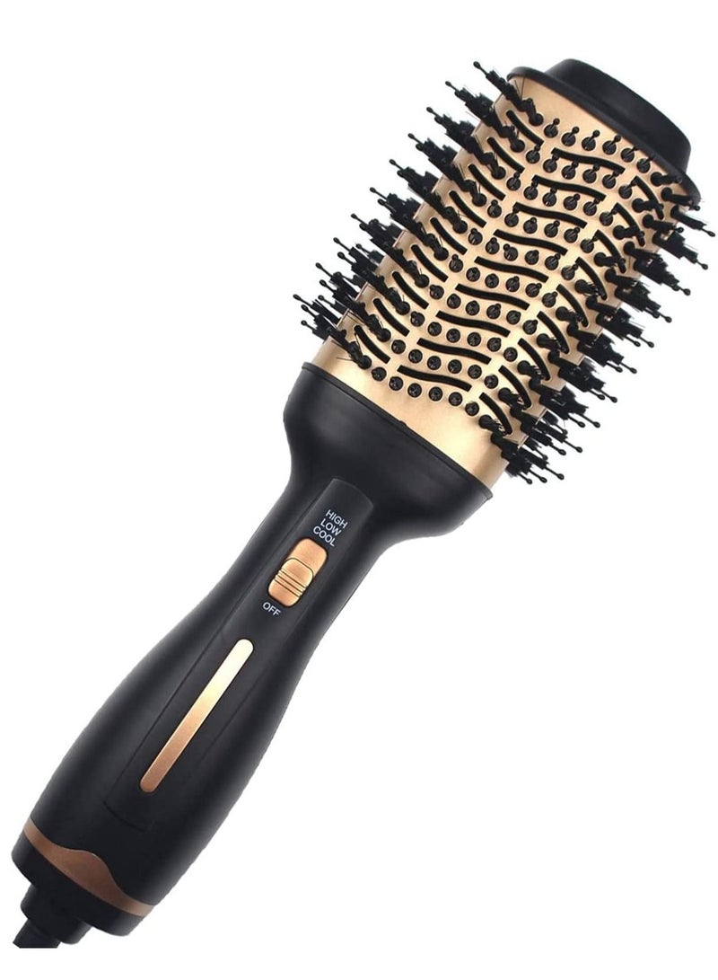 Hot Air Brush,Hair Dryer Brush, Professional Hair Dryer & Volumizer 3 in 1 Upgrade Anti-Scald Negative Ionic Technology Hair Straightener Brush,Salon Negative Ion Ceramic Electric Blow Dryer - Image 1
