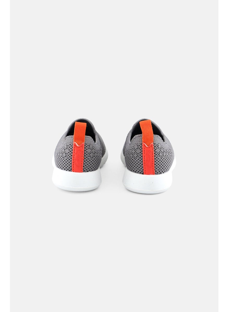 clarks Toddlers Boy Ezera Walk Slip On Shoes, Grey  - Image 2