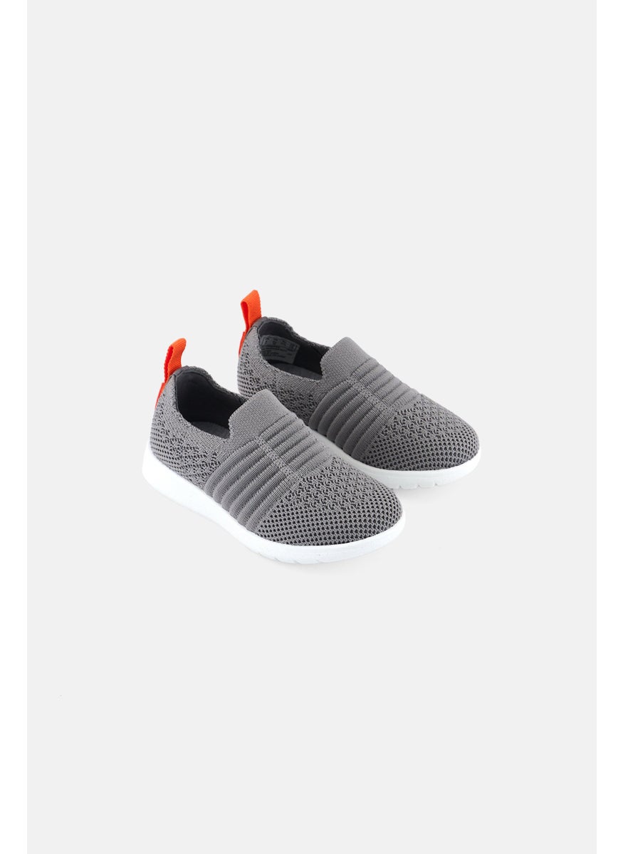 clarks Toddlers Boy Ezera Walk Slip On Shoes, Grey  - Image 1