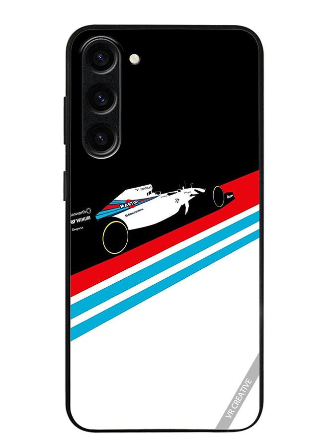 VR CREATIVE Protective Case Cover For Samsung Galaxy S23 Plus Martini Formula 1 Design Multicolour - Image 1