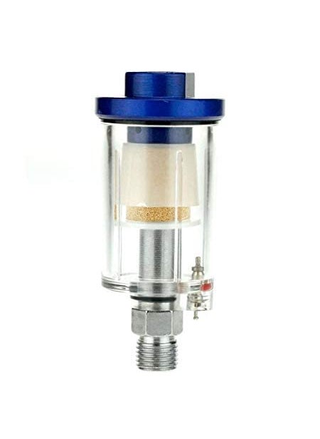 Mass Pro Mass Pro 14 Inline Air Oil Water Separator Filter for Compressor Spray Paint Gun Pneumatic Air Tools Air Filter Only  - Image 1