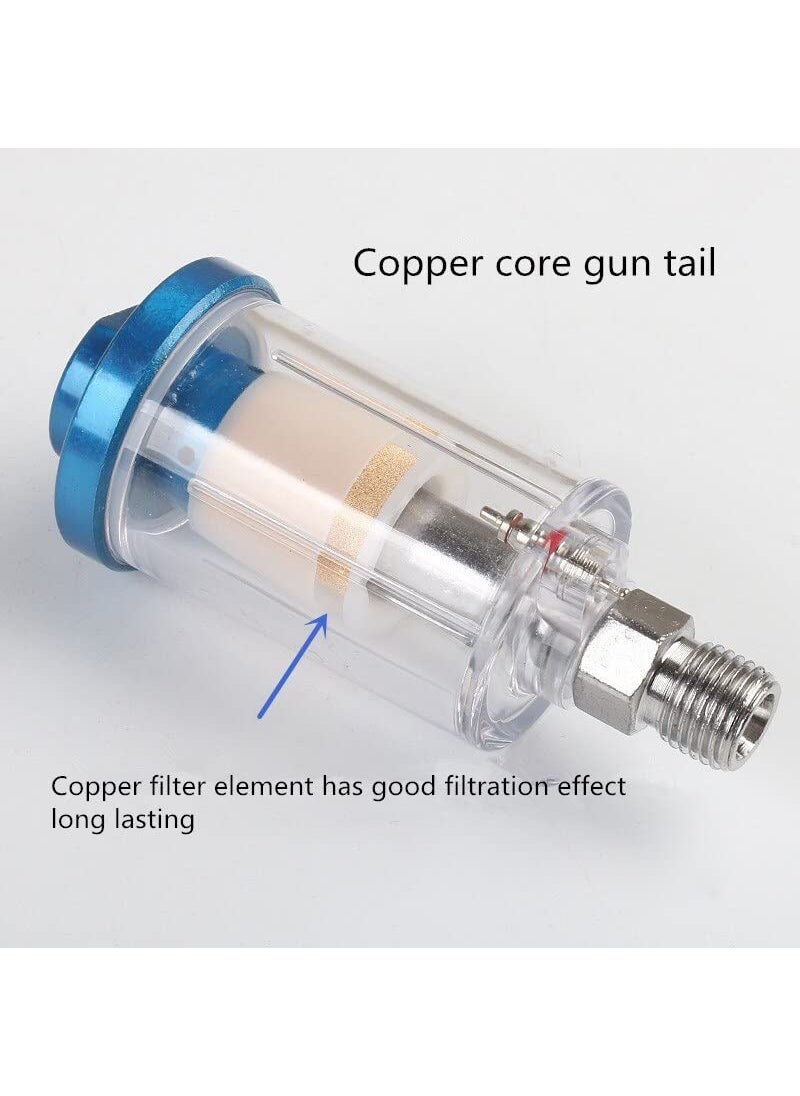 Mass Pro Mass Pro 14 Inline Air Oil Water Separator Filter for Compressor Spray Paint Gun Pneumatic Air Tools Air Filter Only  - Image 2