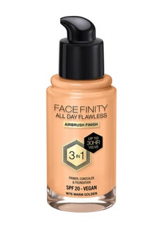 Max Factor Facefinity All Day Flawless Foundation - W76 Warm Golden  - Image 1