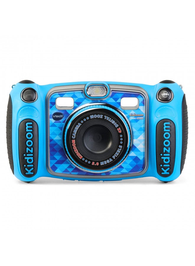 VTech Kidizoom Duo 5.0 Deluxe Digital Selfie Camera with MP3 Player and Headphones, Blue - Image 2