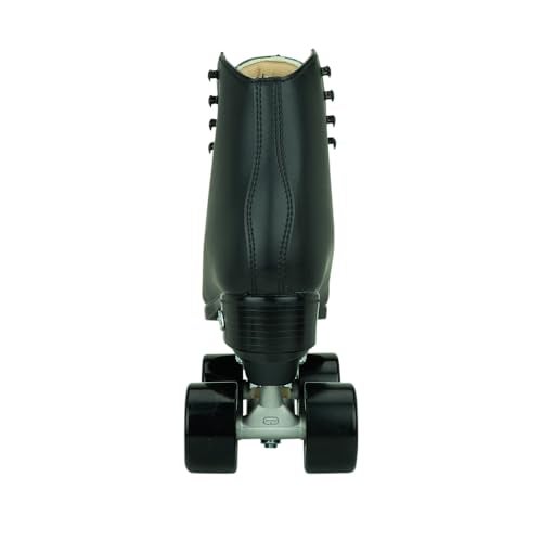 Riedell Boost Roller Skates - Lightweight, Comfortable Indoor Quad Skates for Men and Women Beginner to Seasoned with Smooth Retro Build - Black - Size 5 - Image 4