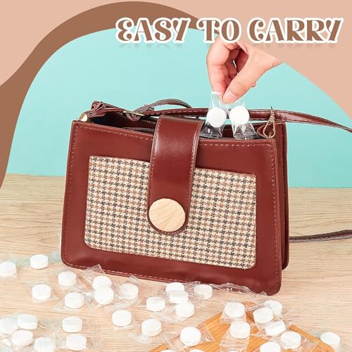 SPIN CART Coin Tablet Tissue Paper, Soft Facial Napkin Disposable Compressed Towel For Face Traveling (100) - Image 5