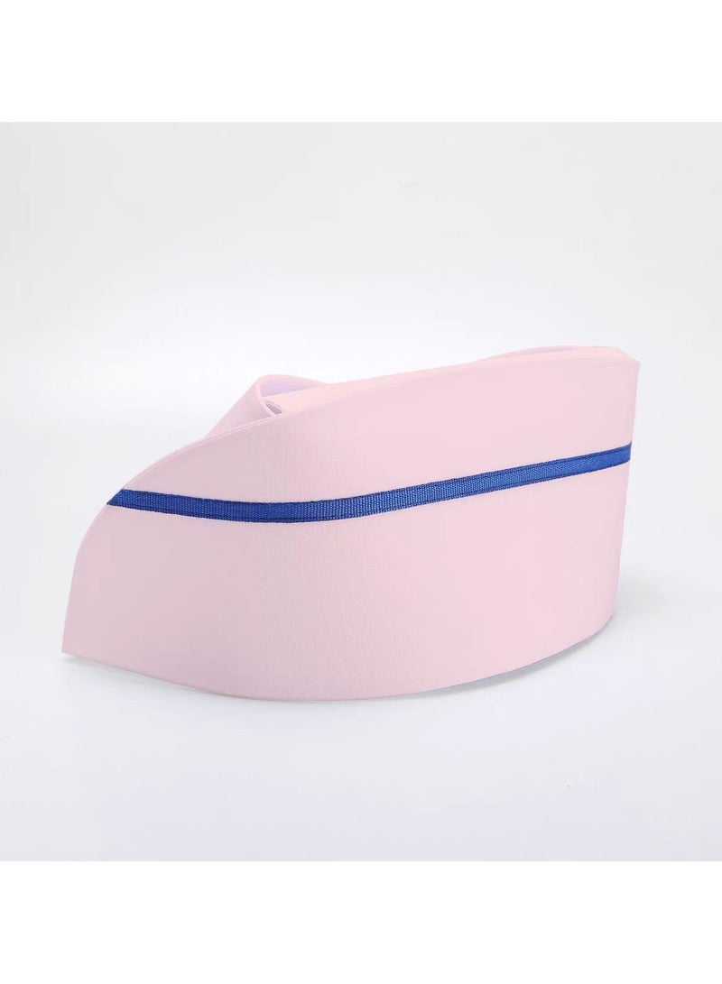 KUYING Thickened Nurse's Tailcoat Hat With Three Buckles And Adjustable Medical Work Cap