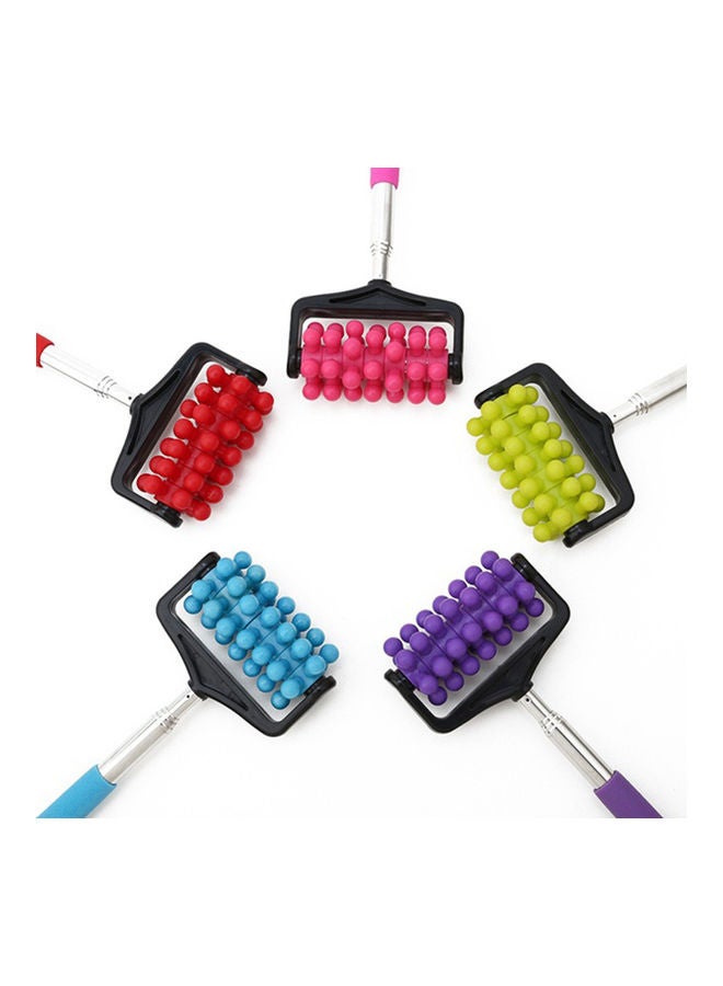 NIBEMINENT Telescopic Meridian Acupressure Roller Massager Stick Trigger Point Relax Tool 20x10x20cm - Image 1