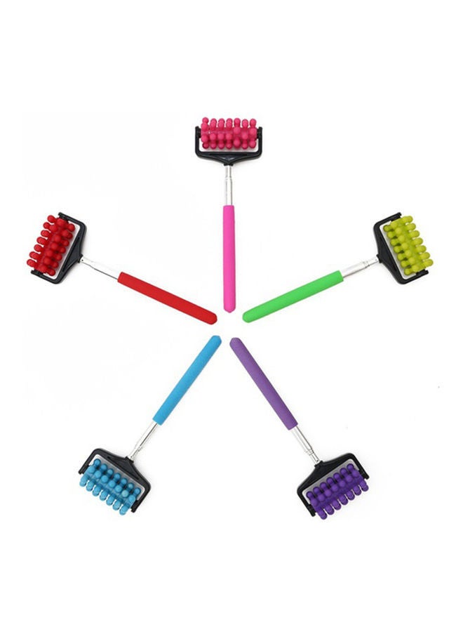 NIBEMINENT Telescopic Meridian Acupressure Roller Massager Stick Trigger Point Relax Tool 20x10x20cm - Image 2