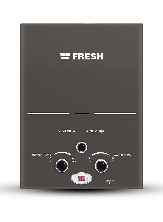 Fresh Gas Water Heater 6 Liters Spa with Adapter LNG -500011089