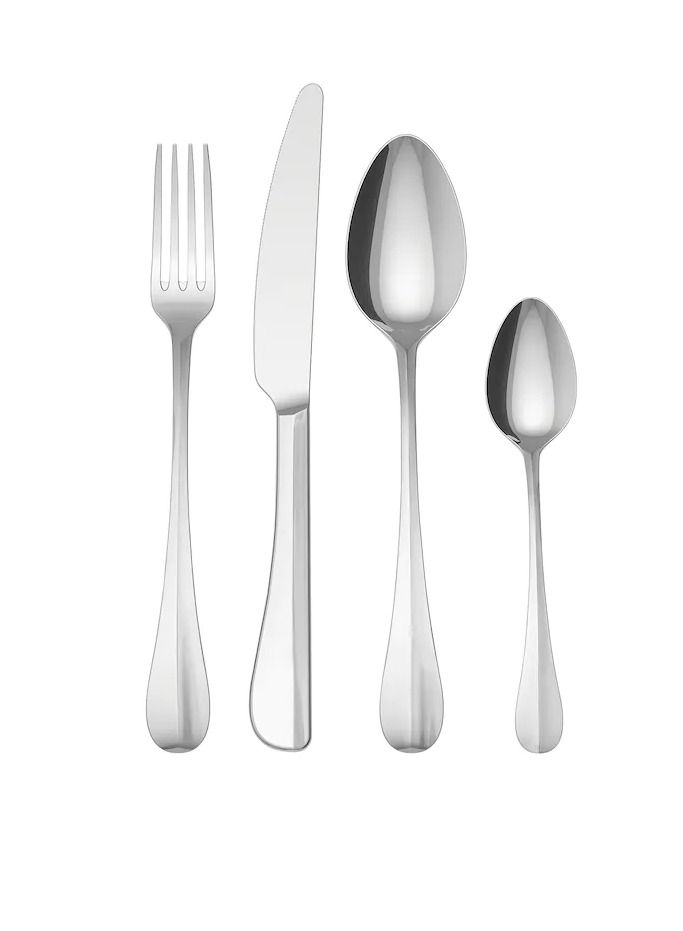طقم أدوات تناول الطعام 24 قطعة، ستنلس ستيل - Image 1
