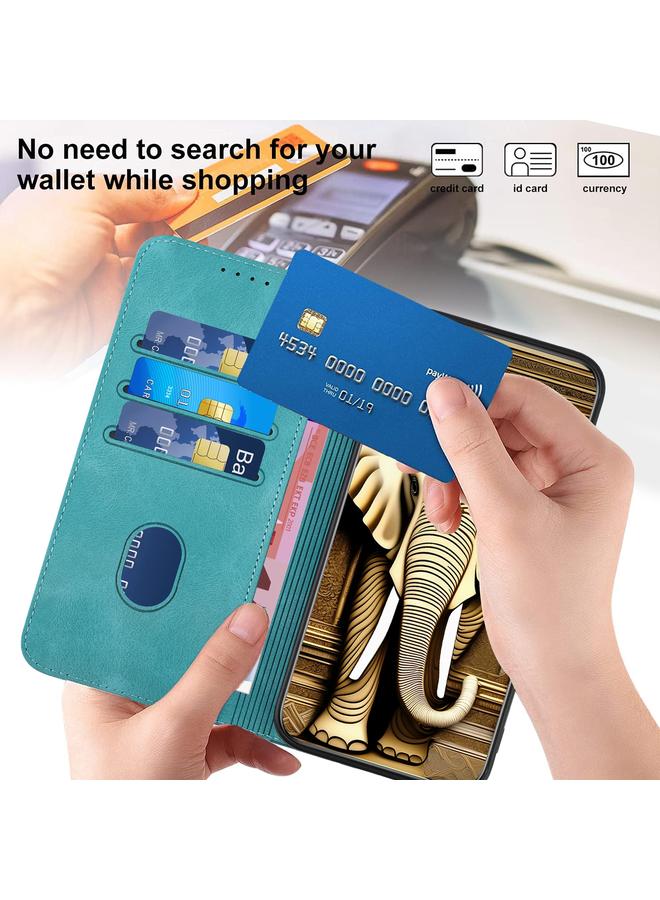 S-TOP Case For OnePlus 9 YX0060 Elephant Head Embossed Phone Leather Case with Lanyard - Image 5