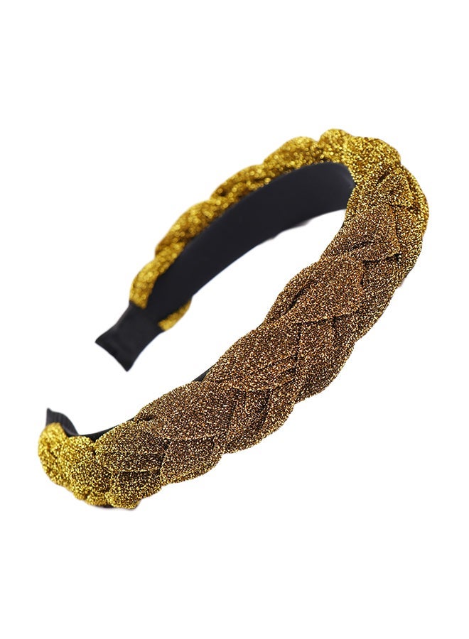 NIBEMINENT Knot Style All Match Hairband Gold