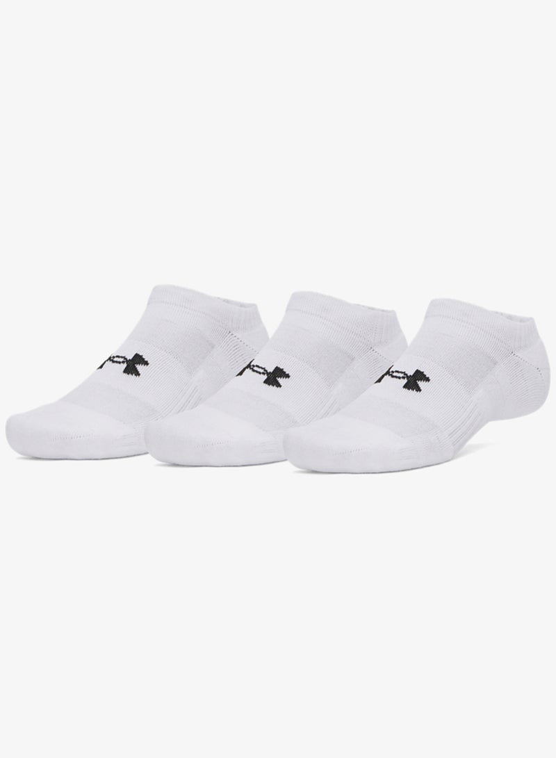 UNDER ARMOUR 3 Pack Performance No-Show Socks - Image 3