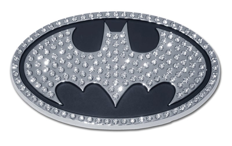 Elektroplate Officially Licensed DC Comics Batman Crystal All Metal Emblem for Cars Trucks and All Auto Universal Fit at 38 x 225 Weatherproof