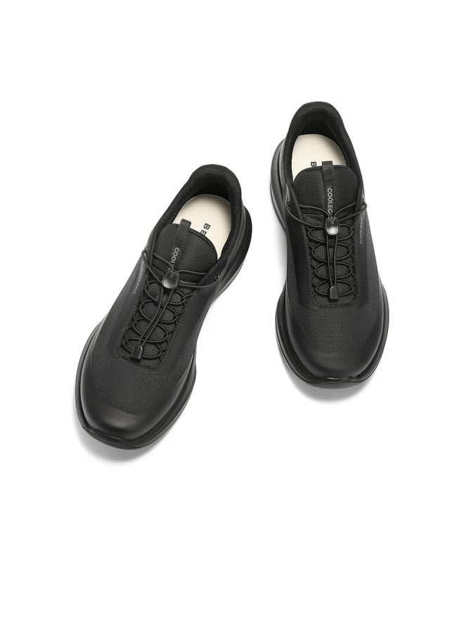Belle Thick-soled Walking Shoes For Men, Autumn Trendy Outdoor Casual Sneakers A2122cm5, Sewing Black, Size 42 - Image 5
