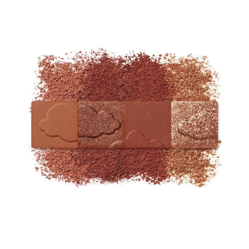 COVERGIRL Clean Fresh Clean Color Eyeshadow Palette, Shimmer Finish, Vegan Formula - Spiced Copper, 4g (0.14 oz) - Image 3