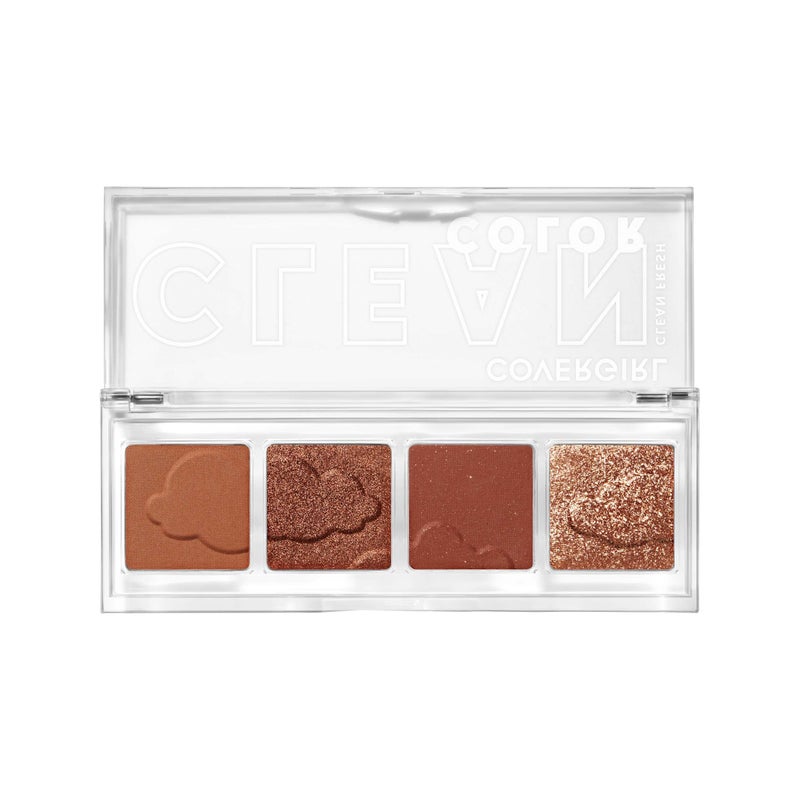 COVERGIRL Clean Fresh Clean Color Eyeshadow Palette, Shimmer Finish, Vegan Formula - Spiced Copper, 4g (0.14 oz) - Image 2