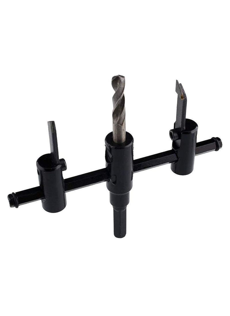 DIY Crafts DIY DIYC10525 Crafts 30120 mm Adjustable Wood Circle Hole Cutter Saw Drill Bit Kit Pack of 2 Pcs Drill Bit Kit  - Image 3