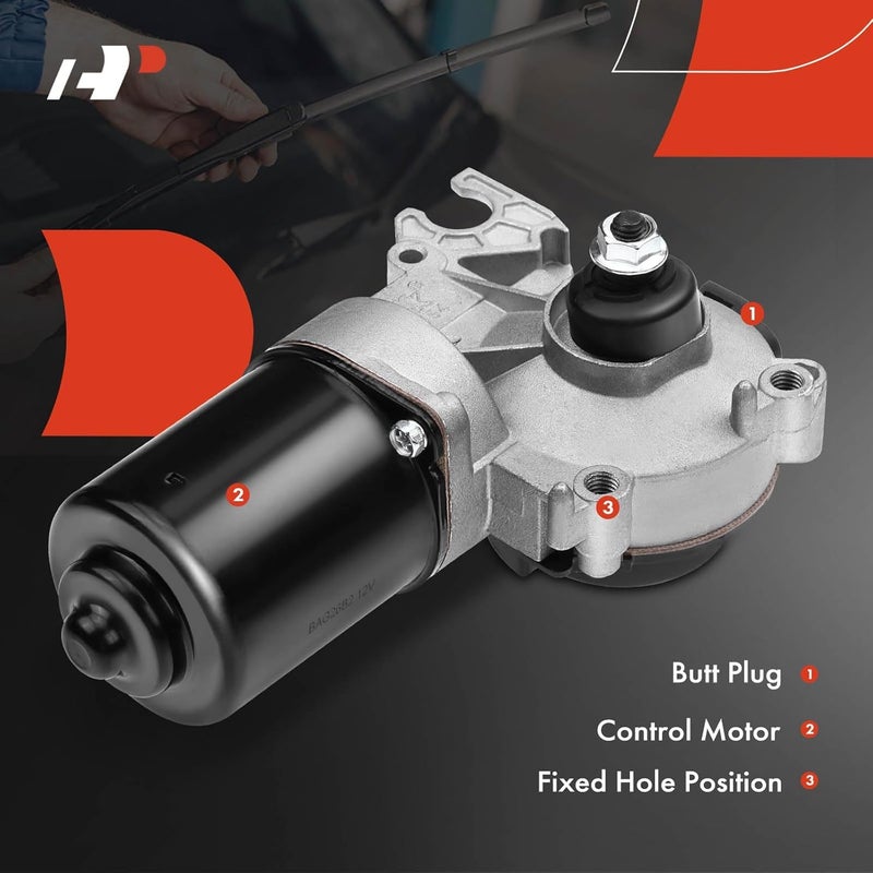 A-Premium Windshield Wiper Motor APWIM0209 Replacement for Cadillac, Chevrolet, GMC - Image 4