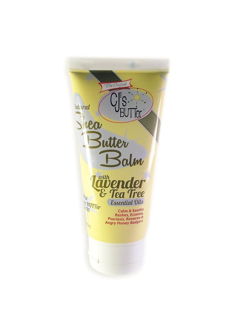 CJ's Butter The Original CJs BUTTer All Natural Shea Butter Balm  Lavender  Tea Tree 6 oz Tube 