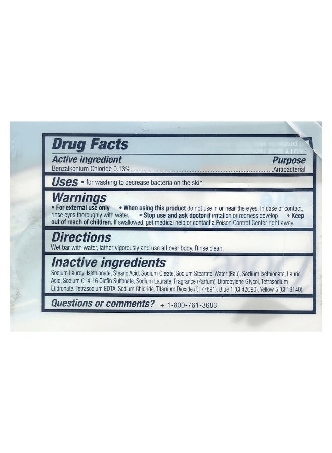 Dove, Antibacterial Care Beauty Bar Soap, 4 Bars, 3.75 oz (106 g) Each - Image 3