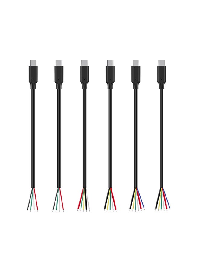 Typec Single Head 4 5 6 Core 5A Charging Data Line Products DIY R & D Test Data Line Support OTG-Color:4 Core 5a Supports Otg 0.3m  - Image 5