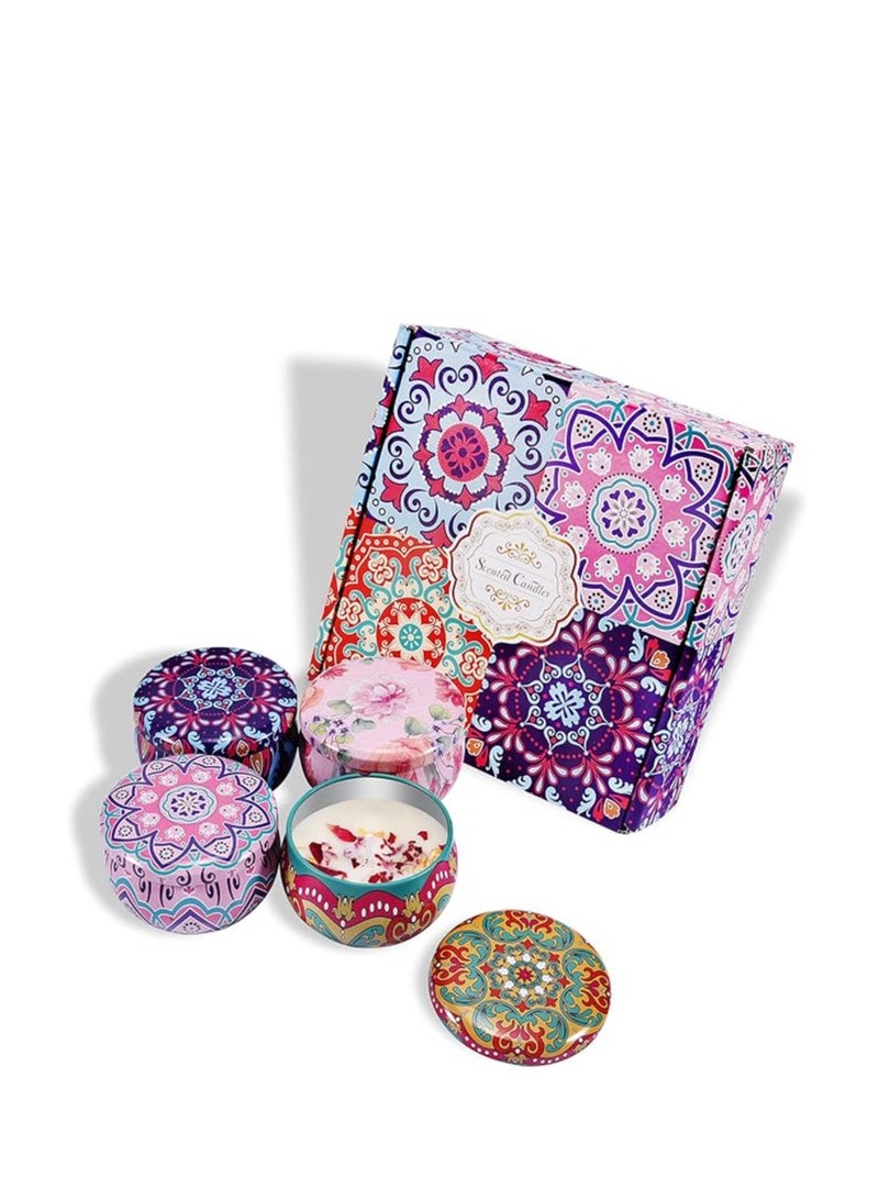 Andalusi Scented Candles – Elegant Design, Luxurious Fragrance, a Touch of Warmth and Style – Set of Multi-Shaped and Multi-Colored Candles - Image 5
