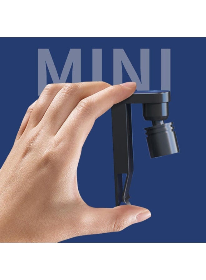 SYOSI LED Aquarium Light, Clip On Fish Tank Lights, Fish Tank Spotlight, Moving Aquarium Lamp, Adjustable Gooseneck Lighting for Aquatic Plants & Small Aquariums, USB-Powered (Black) - Image 4