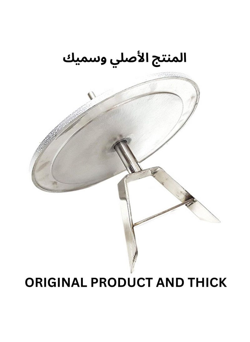 ARTC ARTC Aluminum Harees Making Pot With Machine Cover, Heavy Duty Hareesa Maker 3Kg, Silver  - Image 5