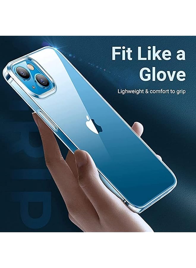 YoYoTech Clear Transparent Iphone 14 Case 2022 Anti Yellowing Military Ultra Thin Shock Absorption Anti Scratch Back Cover Crystal Clear. - Image 3