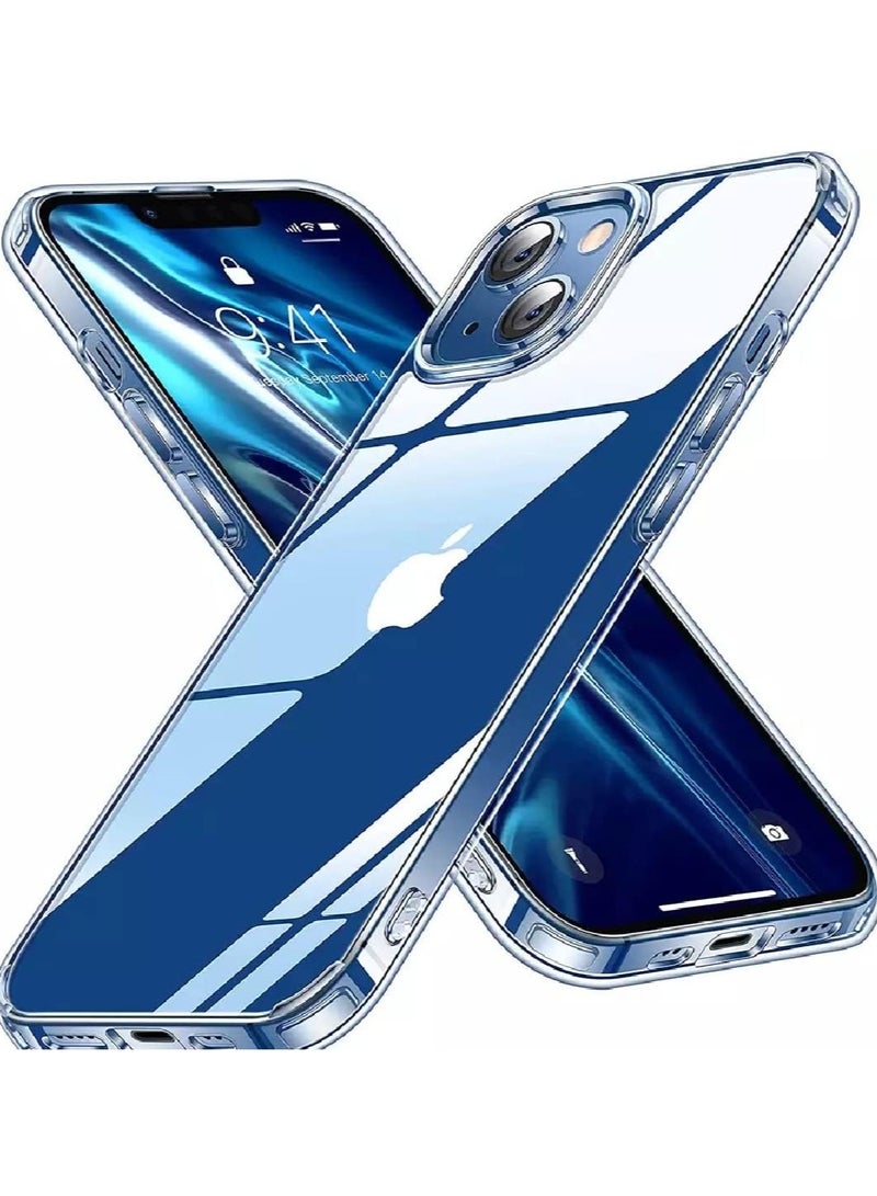 YoYoTech Clear Transparent Iphone 14 Case 2022 Anti Yellowing Military Ultra Thin Shock Absorption Anti Scratch Back Cover Crystal Clear. - Image 1