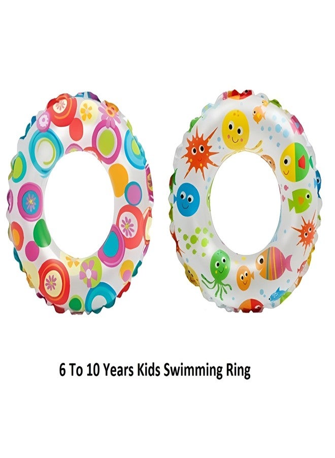 NELSTRAB Swimming Jacket & Swimming Ring Adjustable Float Inflatable Swim Vest Safety for Girls and Boys and Kids(3-6 Years)(Combo) - Image 4
