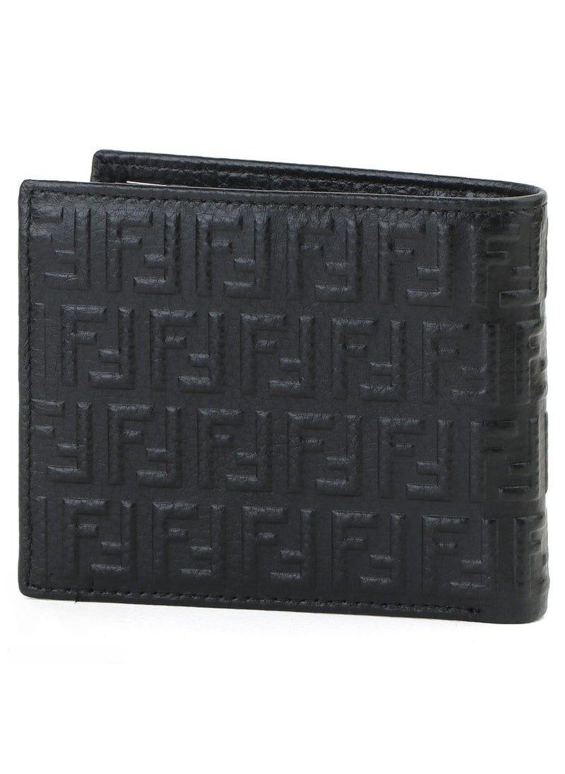 FF - Fendi FF Eyes Mens Wallet Black Leather - Image 1