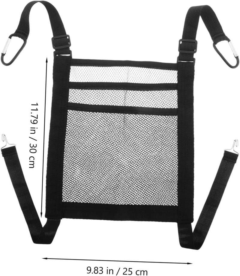 ABOOFAN Car Storage Net Elastic Mesh Organizer Bag for Seat Trunk Backseat Automotive Cargo Net Easy Access Pocket for Phone Keys Umbrellas - Image 2