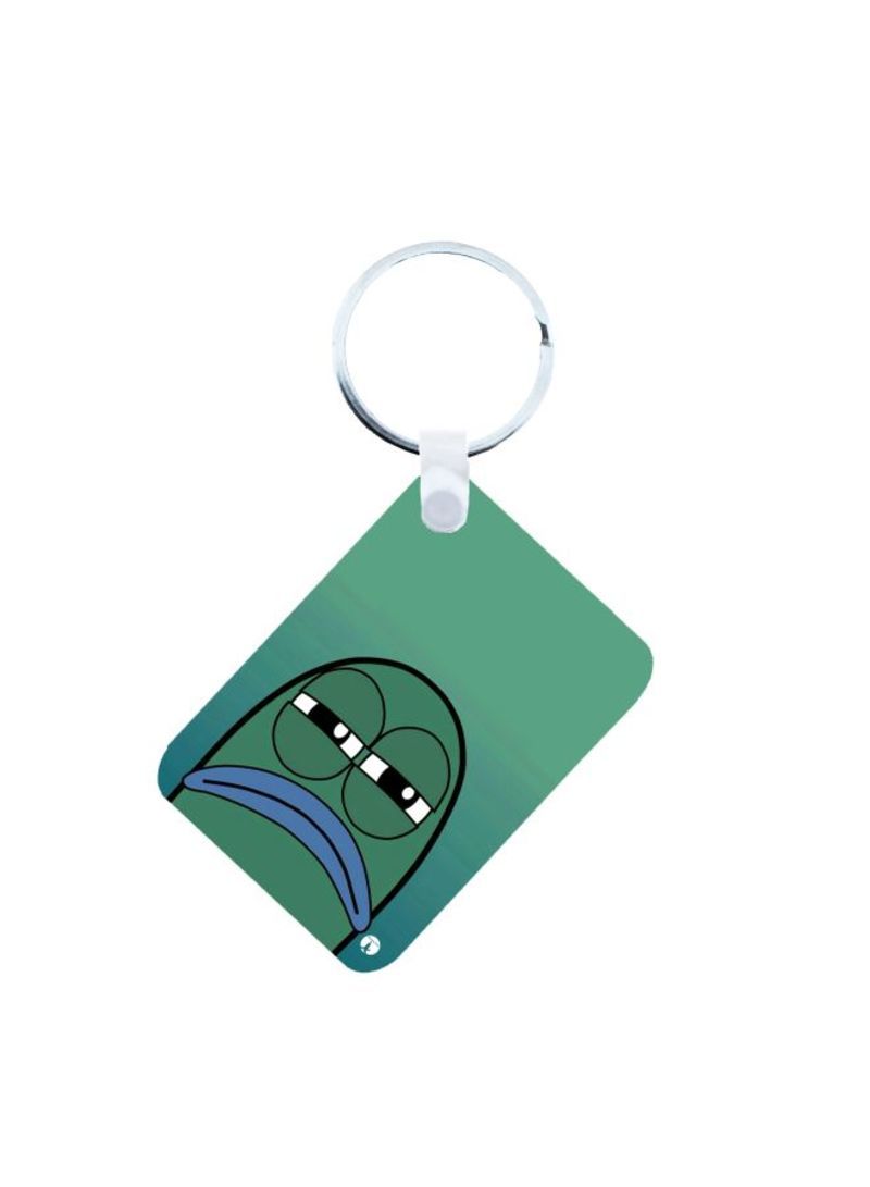 RKN Spongebob Printed Keychain Green/Black/White