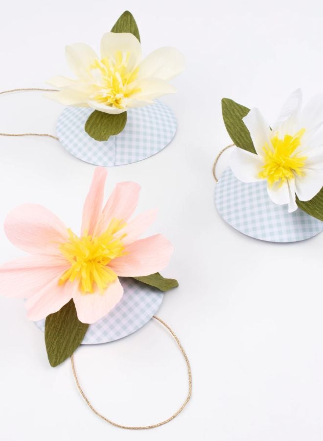 ميري ميري قبعات زهور ورقية - Image 1