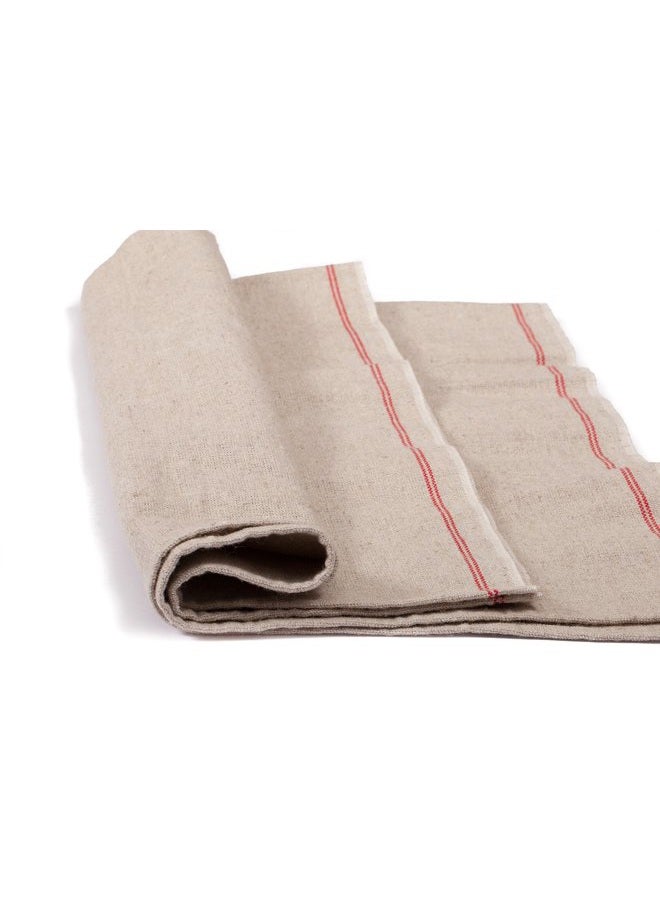 Saint Germain Bakery Alvar Premium Professional Bakers Extra Large Couche 35"x26" from France - Heavy Duty Proofing Cloth 100% Natural Flax Linen - Image 2
