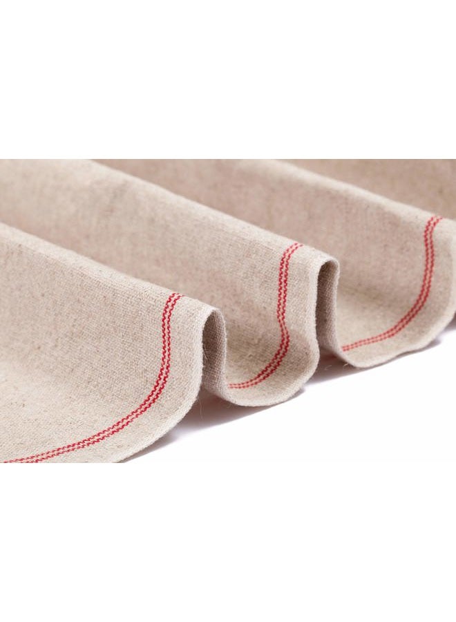 Saint Germain Bakery Alvar Premium Professional Bakers Extra Large Couche 35"x26" from France - Heavy Duty Proofing Cloth 100% Natural Flax Linen - Image 1