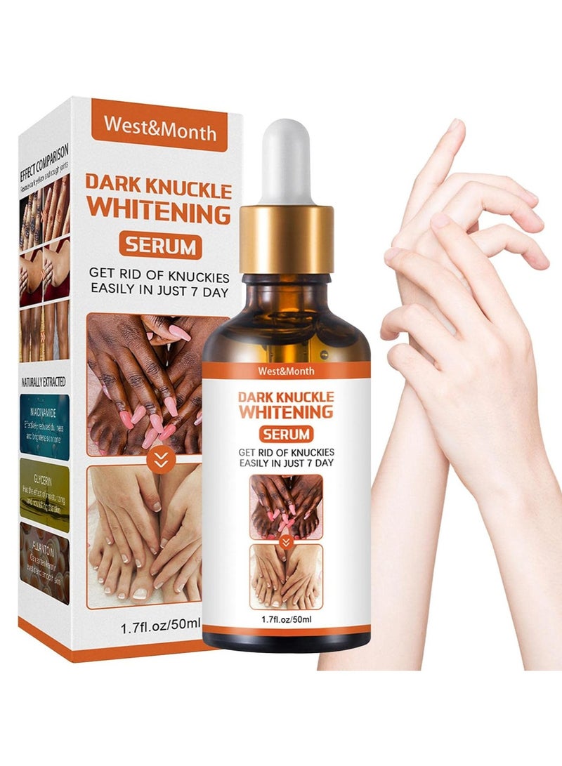 West&Month Nigricans Therapy Oil Dark Spot Corrector Oil, Dark Spot Remover Lighten Body Black Skin, Skin Brightening Serum, Removing Dark Knuckle Finger Elbow and Knee - Image 1
