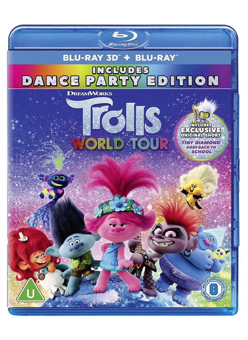 null - Trolls : World Tour - 3D Blu-ray + Blu-ray - Arabic & English - Image 1
