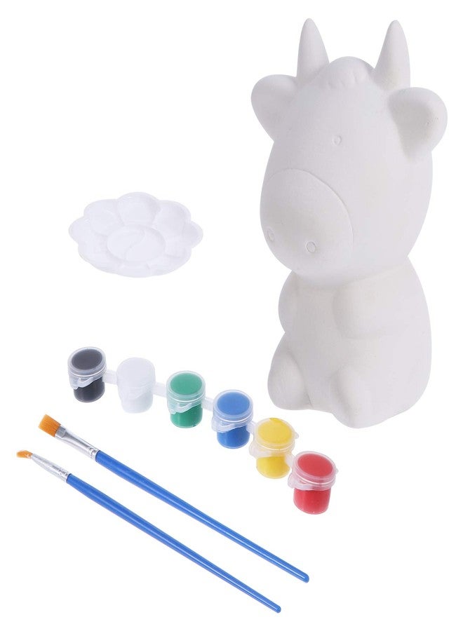 TOYANDONA DIY Ceramic Animal Money Bank for Kids Paint Your Own Piggy Bank Sculpture Creative Saving Pot for Children S Birthday and Home Decoration - Image 1