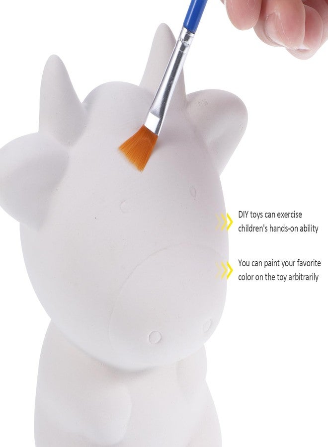 TOYANDONA DIY Ceramic Animal Money Bank for Kids Paint Your Own Piggy Bank Sculpture Creative Saving Pot for Children S Birthday and Home Decoration - Image 4