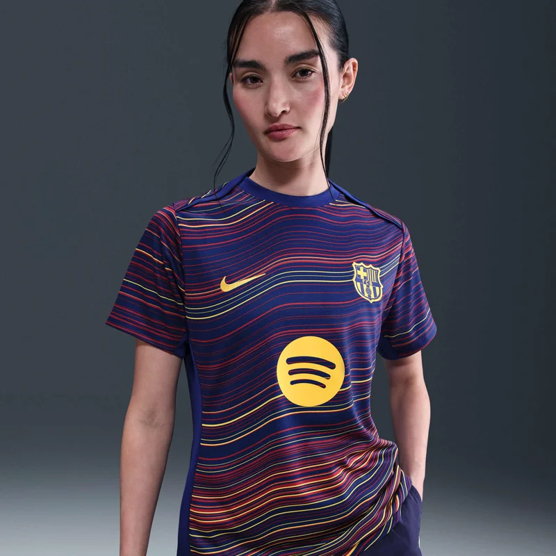 Women's FC Barcelona Academy Pro Home Pre-Match Football Top