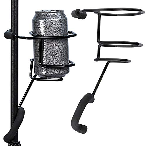 String Swing Mic Stand Drink Holder - Microphone & Cymbal Pole Stagehand Music Mount for Soft Beverages Soda Can Coffee - Image 1