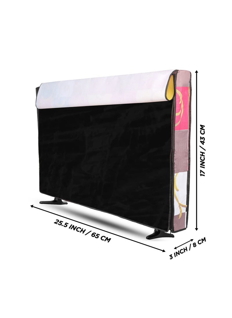 E-Retailer ERetailer Transparent LCDLED TV Protector Cover with Zipper Enclosure for 26 Inch Suitable for All Major Brand Model ColorMultiSize2553x17 Inches  - Image 3